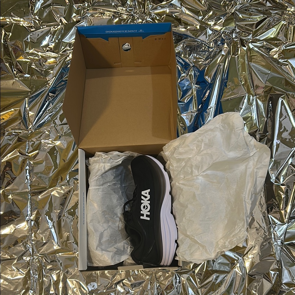 HOKA Black Athletic  BONDI 8 Sneakers